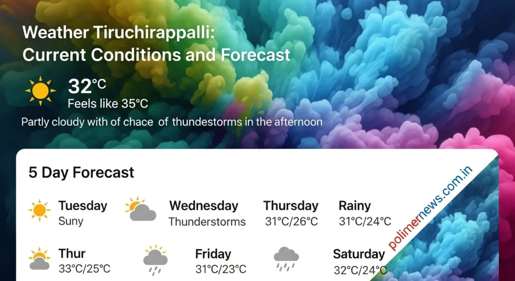 Weather Tiruchirappalli: Current Conditions and Forecast